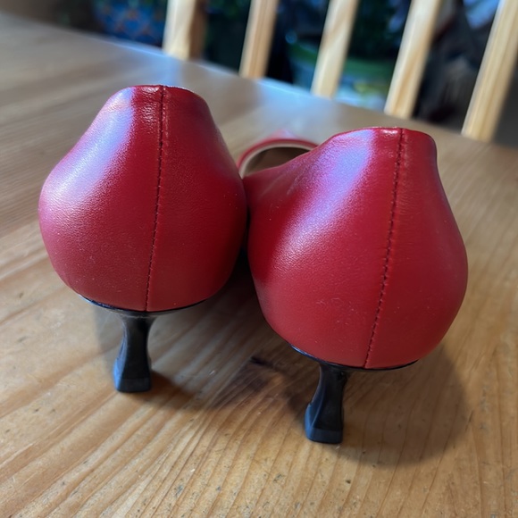 Red leather pumps -funny she Jill-in Original Box - Picture 5 of 8